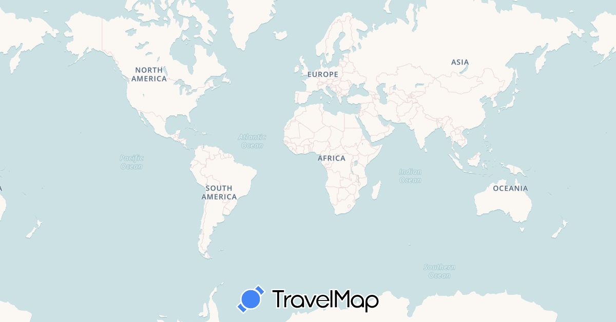 TravelMap itinerary: driving, plane, train, hiking, boat in United Arab Emirates, Australia, Canada, Spain, France, Italy, Cambodia, Laos, Morocco, Philippines, Portugal, Thailand, United States, Vietnam (Africa, Asia, Europe, North America, Oceania)